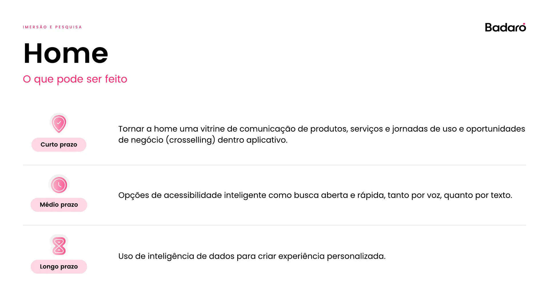 Área de oportunidade — Casa.