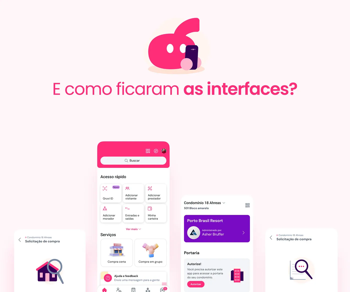 Detalhe de listas e ações rápidas.
