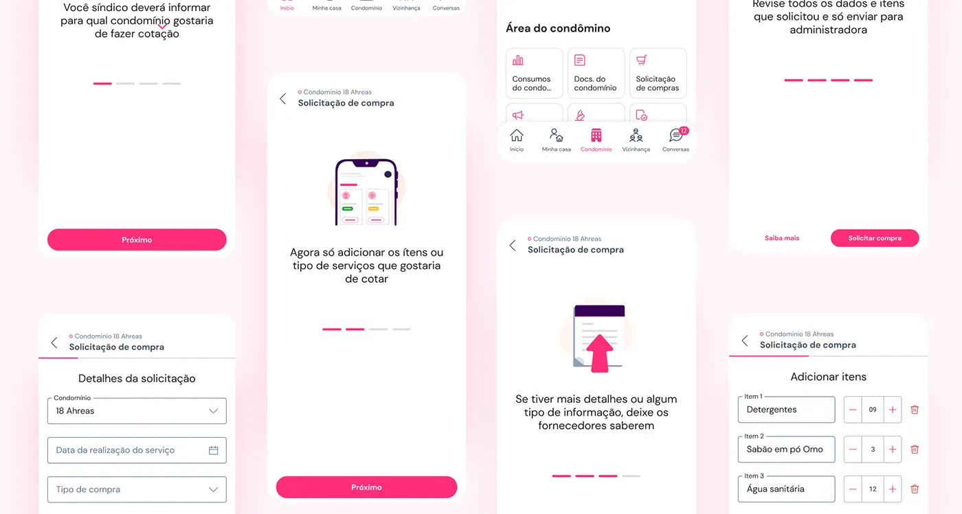 Detalhes da interface — visão ampliada.