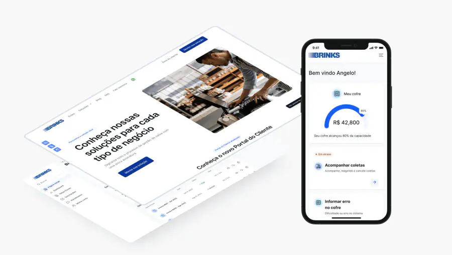 B2B SaaS UX e CX descoberta estudo de caso cobertura.