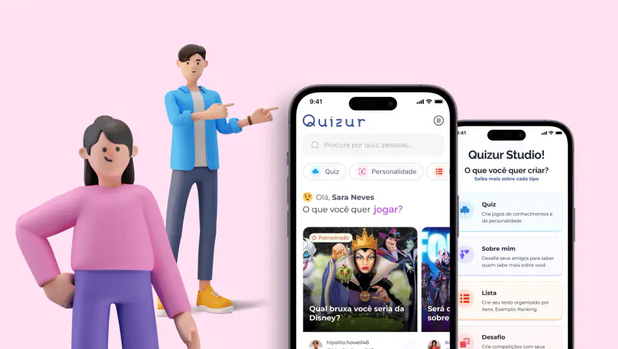 Capa de estudo de caso do produto Quizur.