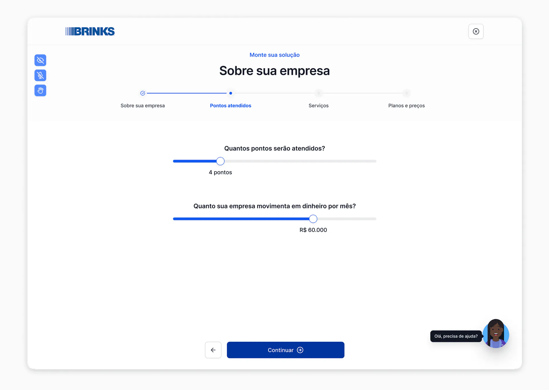 TriggoLabs protótipo de viagem de instalação B2B.