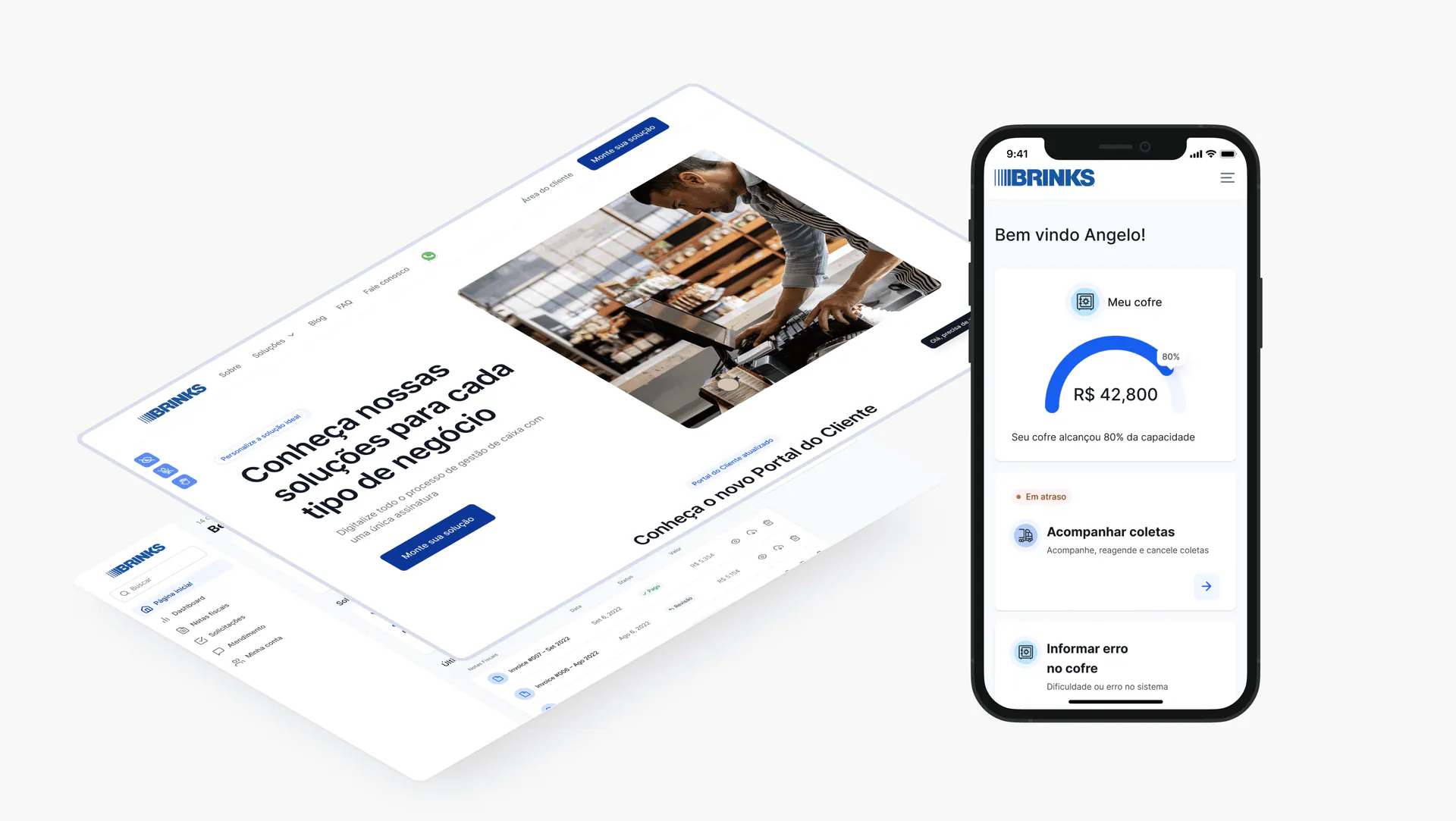Capa da caixa de plataforma SaaS B2B construída através da descoberta de UX e CX.