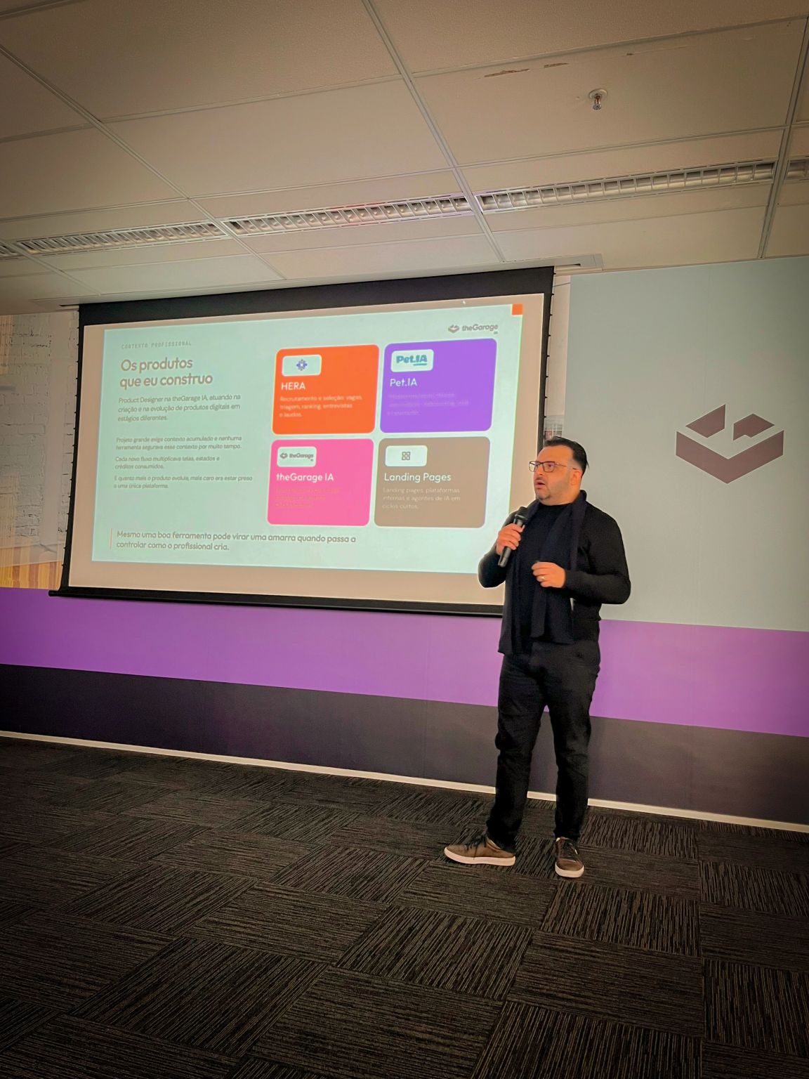 André apresenta sua metodologia de Product Design com IA